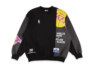 WIND AND SEA x NBA Panel Sweatshirts "Lakers Blazers"