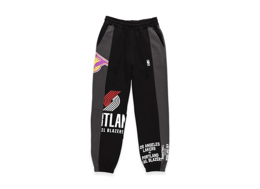 WIND AND SEA x NBA Panel Sweatpants "Lakers Blazers"