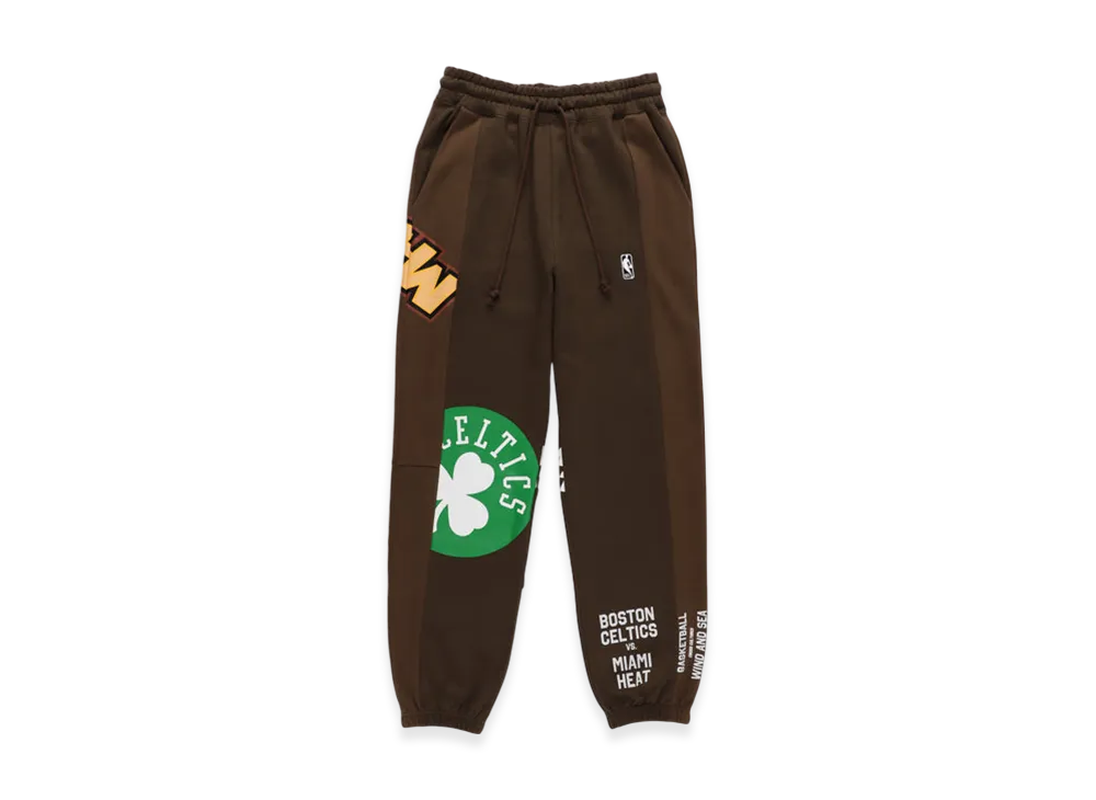 WIND AND SEA x NBA Panel Sweatpants "Celtics Heat"