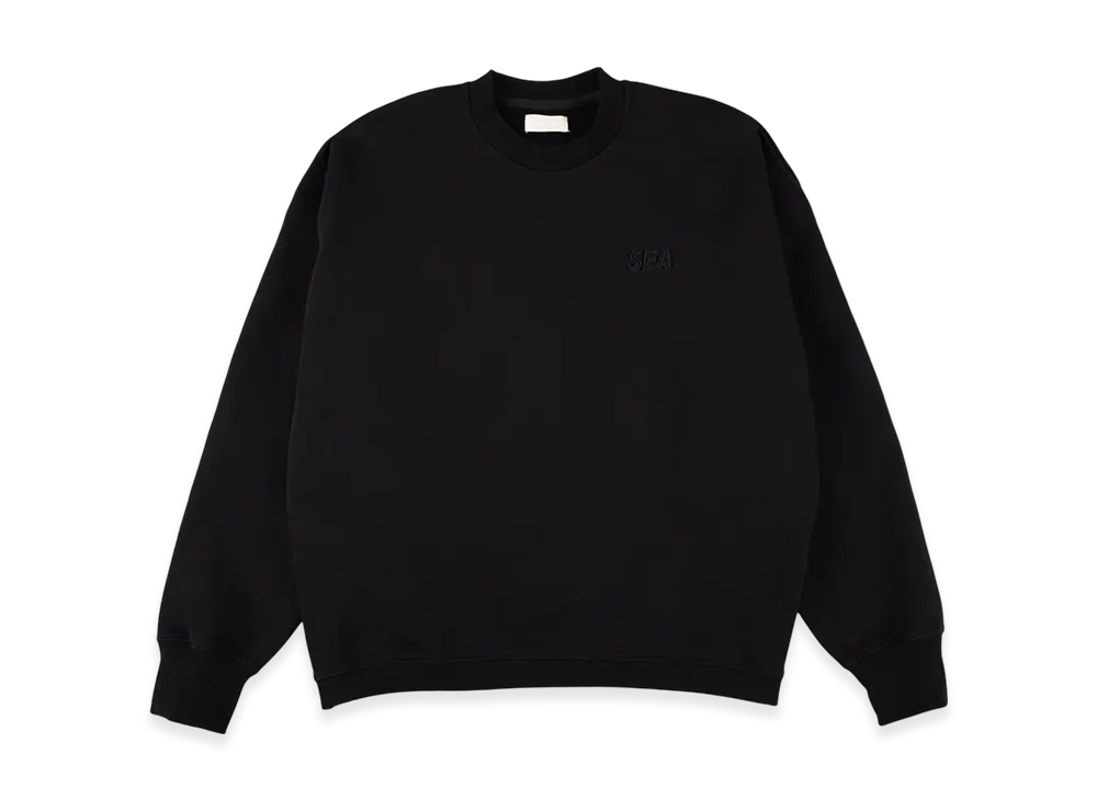 WIND AND SEA Cozy Crewneck Sweatshirt "Black"