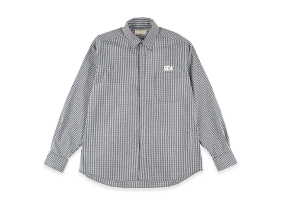 WIND AND SEA Cozy Gingham Check Shirt "Blue"