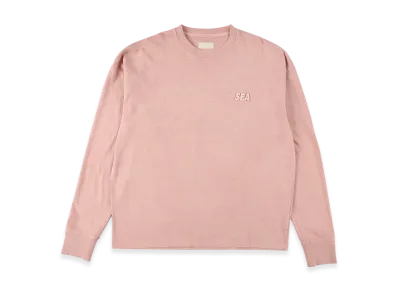 WIND AND SEA Cozy L/S Tee "Pink Gray"