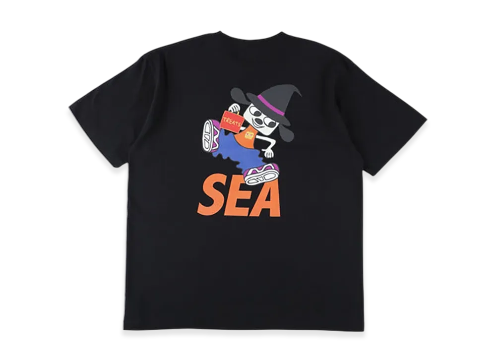 WIND AND SEA x PARAPPA Halloween Tee "Black"