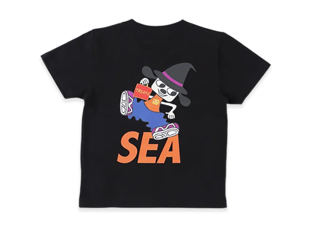 WIND AND SEA x PARAPPA Halloween Kids Tee "Black"