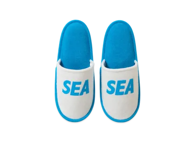 WIND AND SEA x MIYOSHI RUG Slippers "Blue"