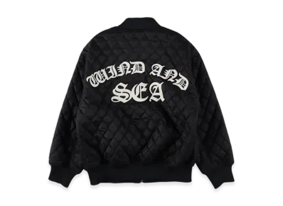 WIND AND SEA Quilting MA-1 Jacket "Black"