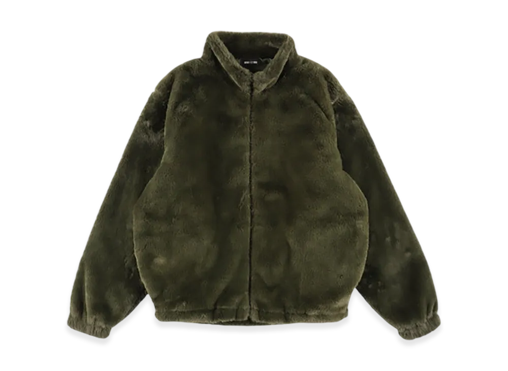 WIND AND SEA Fur Jacket "Khaki"