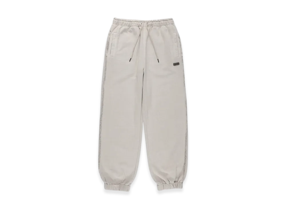 WIND AND SEA Damage Pigment Sweat Pant "Ivory"