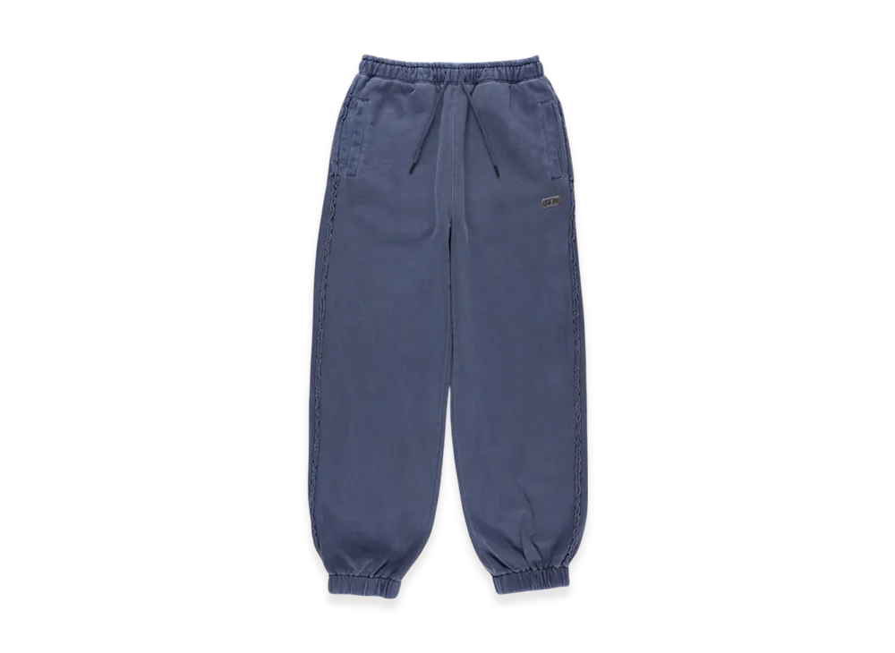 WIND AND SEA Damage Pigment Sweat Pant "Blue"