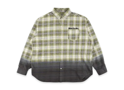 WIND AND SEA Gradation Flannel Shirt "Green"