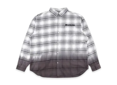 WIND AND SEA Gradation Flannel Shirt "Gray"