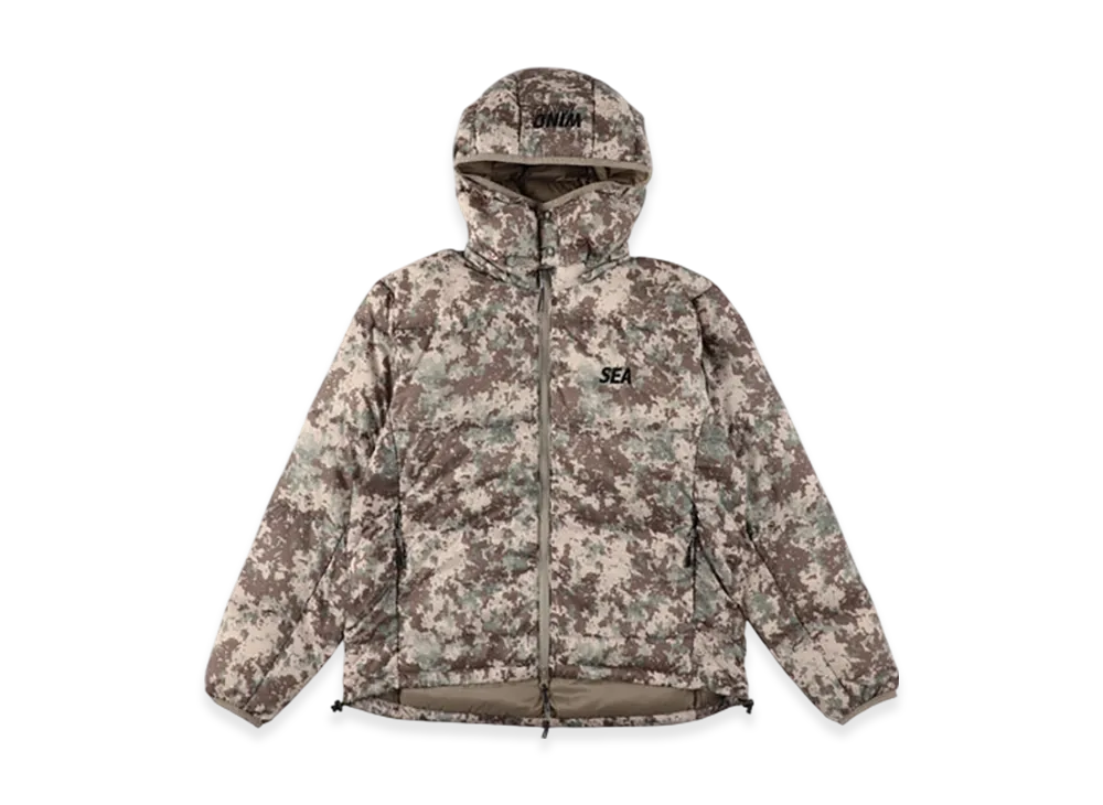 WIND AND SEA x TAION Hooded Down "Camo"