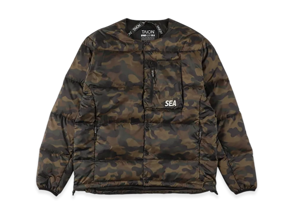WIND AND SEA x TAION Inner Down "Camo"