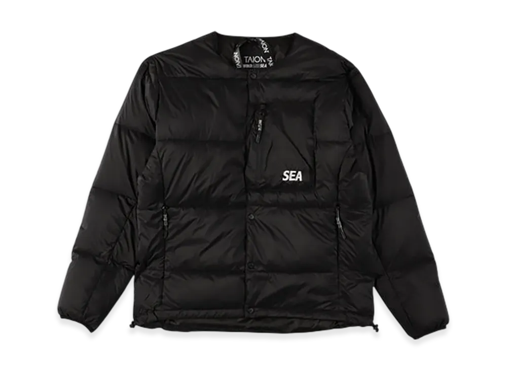 WIND AND SEA x TAION Inner Down "Black"