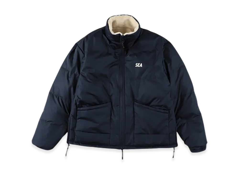 WIND AND SEA x TAION Reversible Boa x Down "Dark Navy"