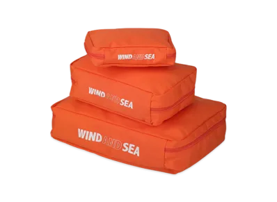 WIND AND SEA 3P Travel Pouch "Orange"