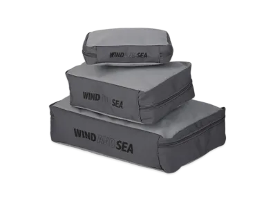 WIND AND SEA 3P Travel Pouch "Gray"