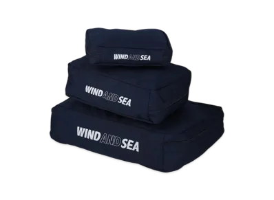 WIND AND SEA 3P Travel Pouch "Navy"