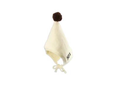 WIND AND SEA Knit Form Bonnet "Offwhite"