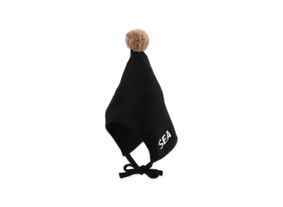 WIND AND SEA Knit Form Bonnet "Black"