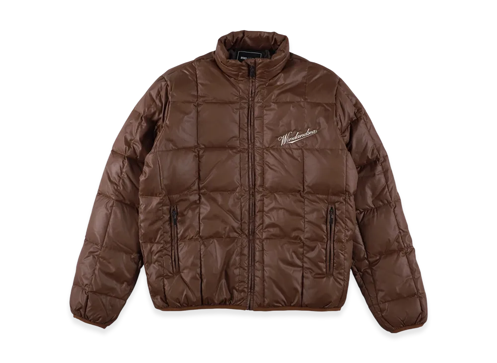 WIND AND SEA Down Jacket "Brown"