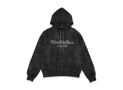 WIND AND SEA Draw Cord Hooded Sweatshirt "Black"
