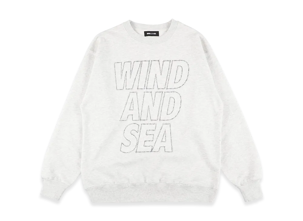 WIND AND SEA Metallic Crewneck Sweatshirt "Gray"