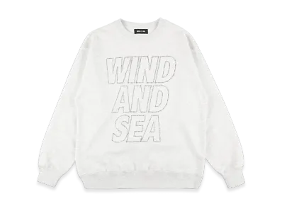 WIND AND SEA Metallic Crewneck Sweatshirt "Gray"