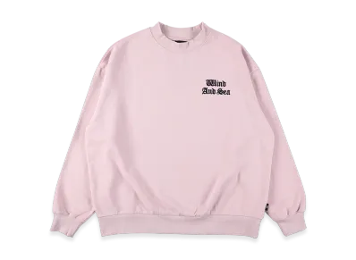 WIND AND SEA Flocky Crewneck Sweatshirt "Light Purple"