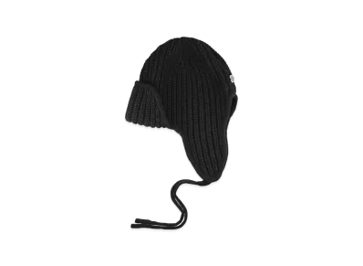 WIND AND SEA Knit Flight Cap "Black"