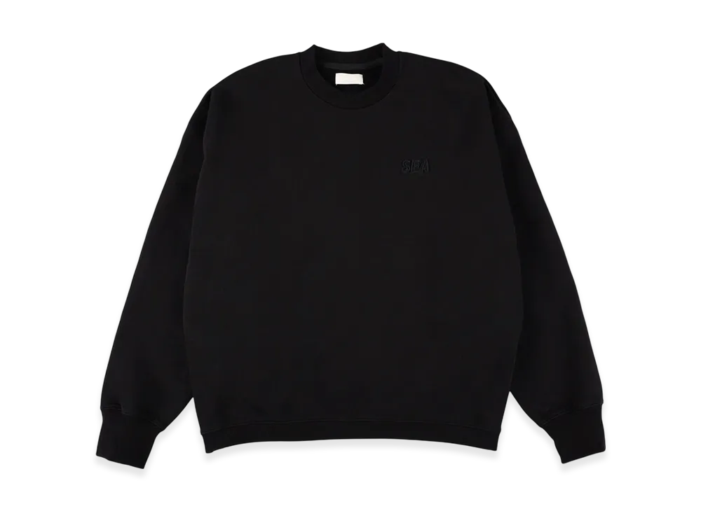 WIND AND SEA Cozy Crewneck Sweatshirt "Black"