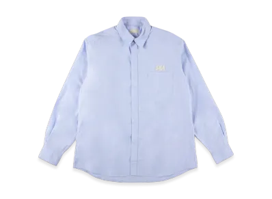 WIND AND SEA Cozy Oxford Shirt "Light Blue"