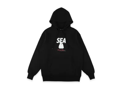 WIND AND SEA x Marilyn Monroe Winter Hooded Sweat "Black"