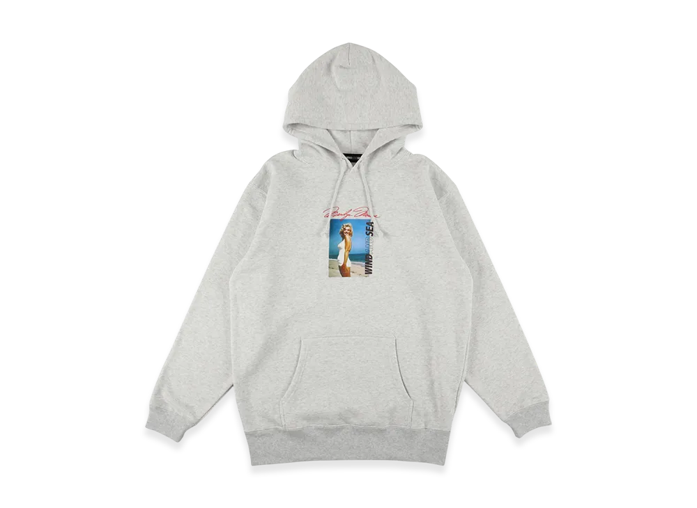 WIND AND SEA x Marilyn Monroe Beach Hooded Sweat Shirt "Ash"