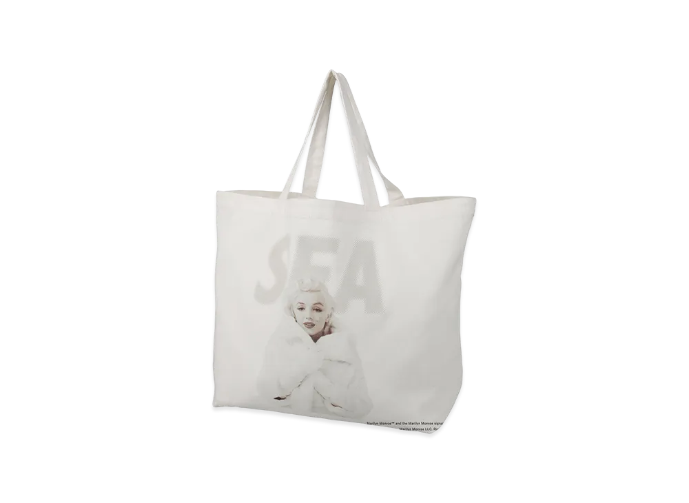 WIND AND SEA x Marilyn Monroe Tote Bag "White"