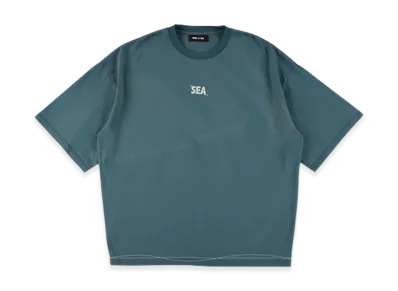 WIND AND SEA Wave Blue Stitch Tee "Blue"