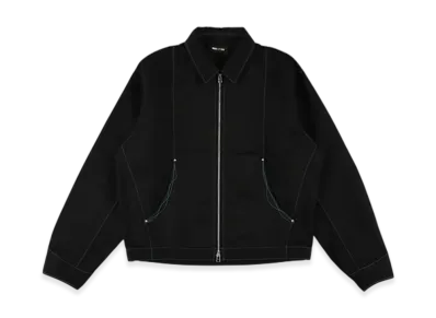 WIND AND SEA Wave Blue Stitch Jacket "Black"