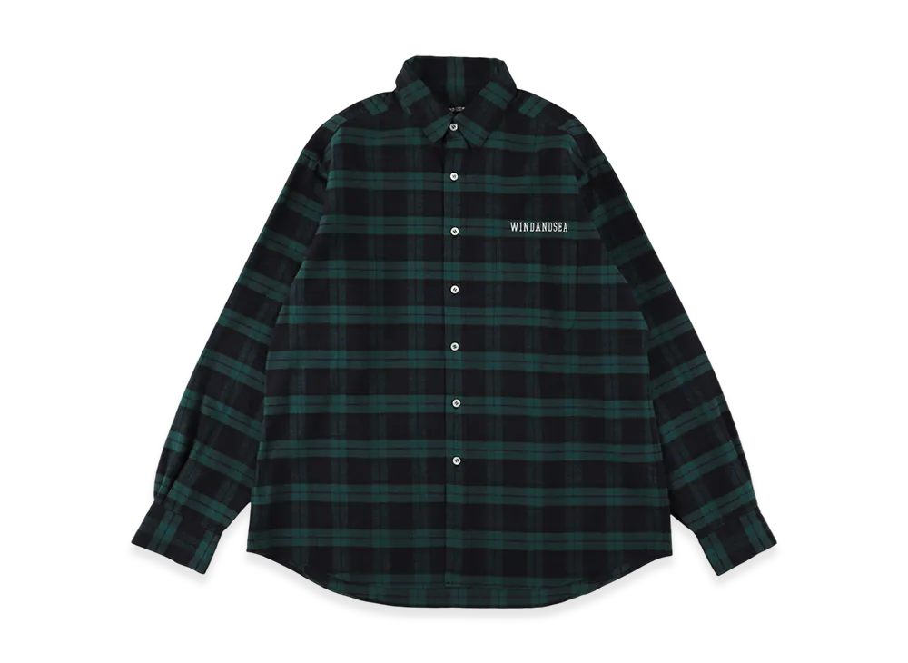 WIND AND SEA Bear Black Watch Shirt "Mix"