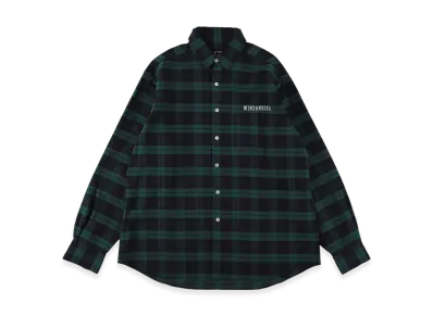WIND AND SEA Bear Black Watch Shirt "Mix"