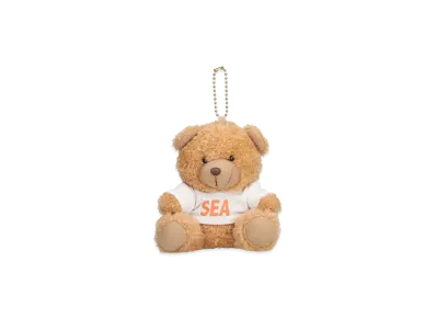 WIND AND SEA Teddy Bear Key Ring "White"