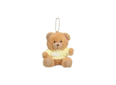 WIND AND SEA Teddy Bear Key Ring "Yellow"