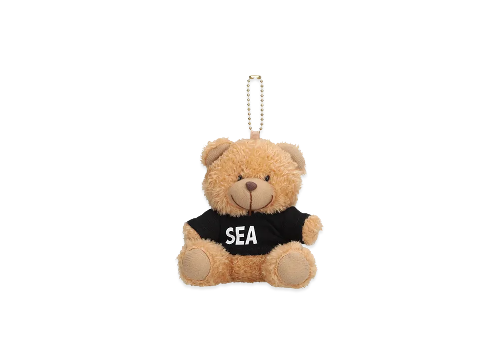 WIND AND SEA Teddy Bear Key Ring "Black"