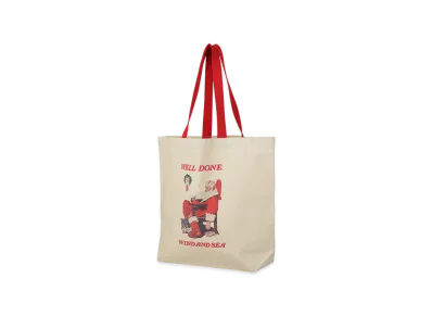 WIND AND SEA x Norman Rockwell Tote Bag "Natural"