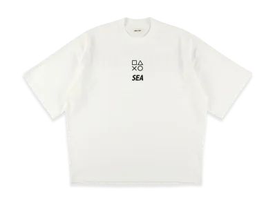 WIND AND SEA x Playstation Back Panel Tee "White"