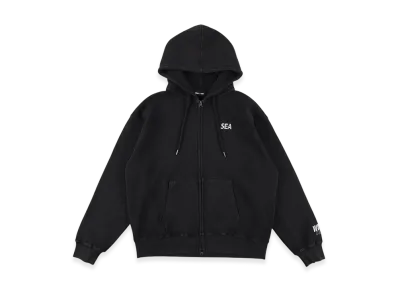 WIND AND SEA Heavy Waffle Zip Sweatshirt "Black"