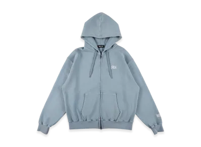 WIND AND SEA Heavy Waffle Zip Sweatshirt "Dark Sax"