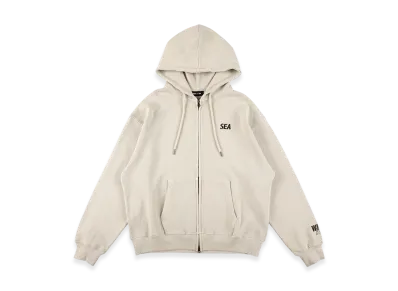 WIND AND SEA Heavy Waffle Zip Sweatshirt "Beige"