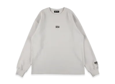 WIND AND SEA Heavy Waffle L/S Tee "Beige"