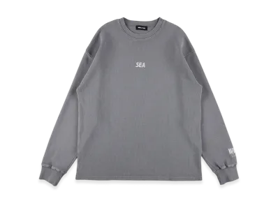 WIND AND SEA Heavy Waffle L/S Tee "Gray"