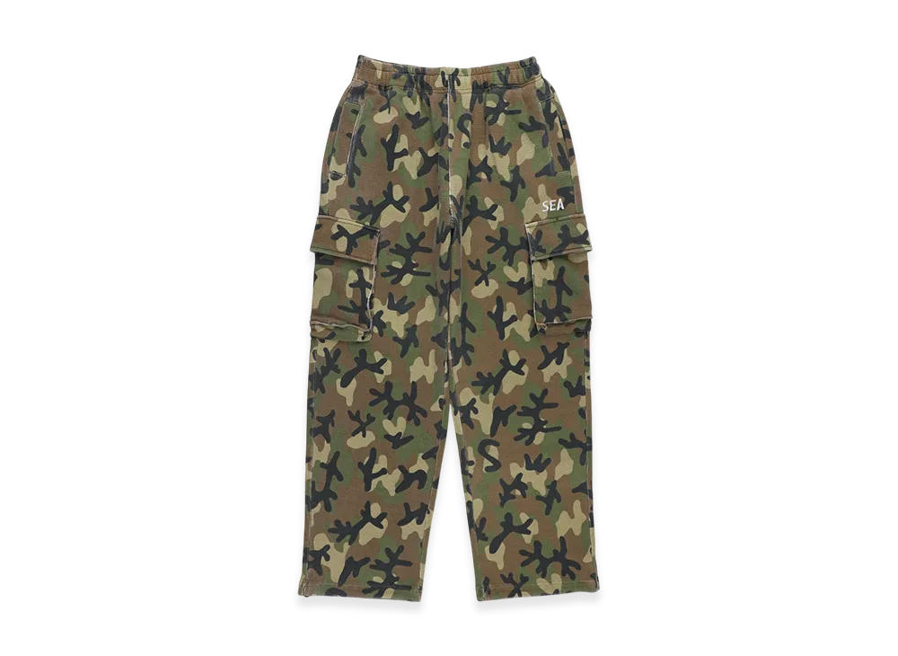 WIND AND SEA Heavy Waffle Cargo Pants "Camo"